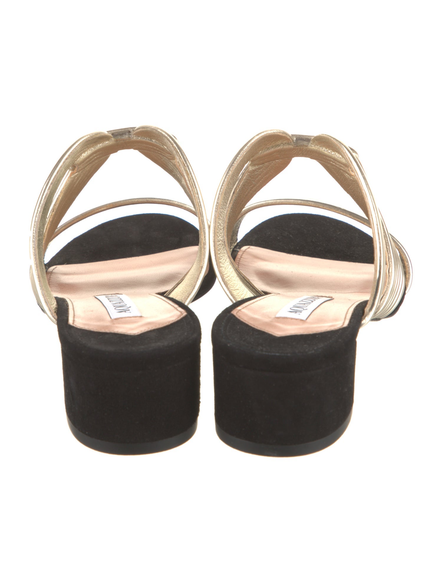 Aquazzura Leather Slides